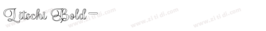 Litschi Bold字体转换